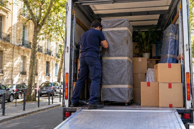 Semainier chargé en dernier avec les cartons marqués du jour